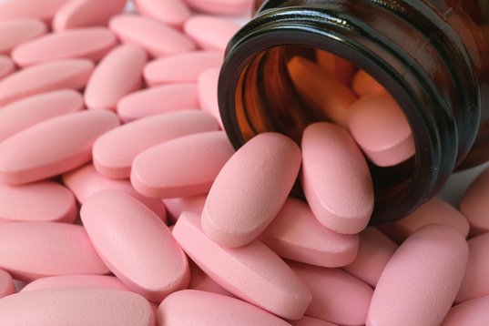 Tabletten Pink rosa Zink NEM Nahrungsergänzungsmittel