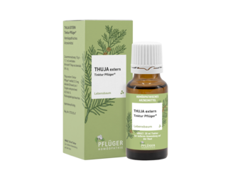 18757838 Thuja extern Globuli Pflüger 20ml FS Flasche