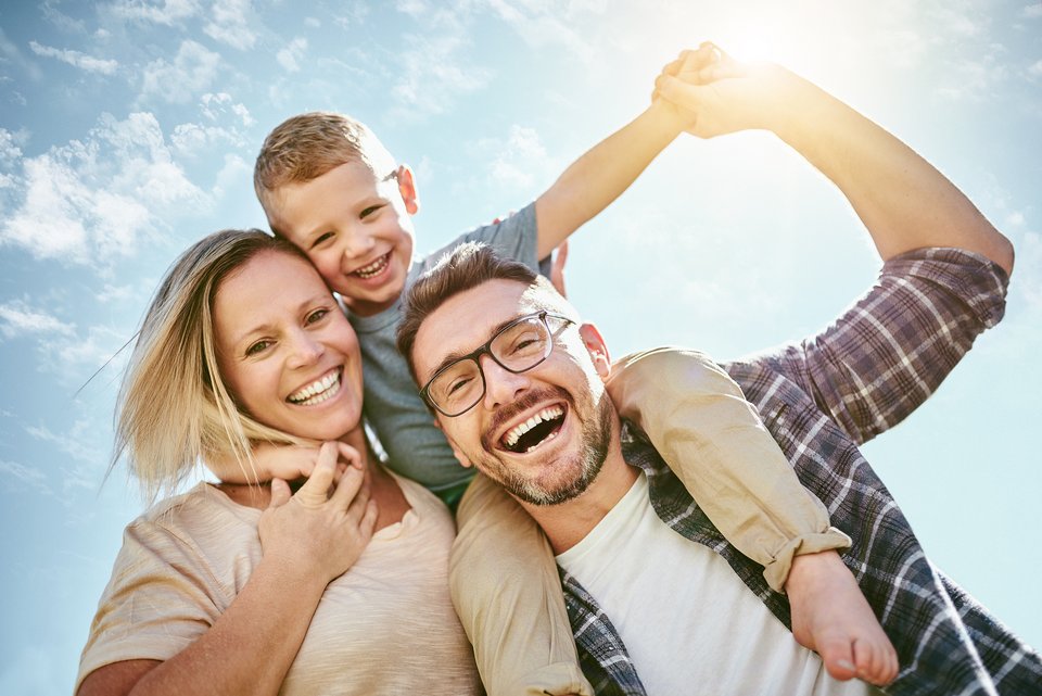 Glückliche Familie