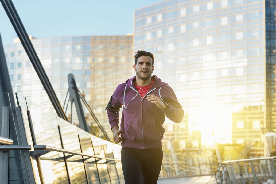 Joggen in der Großstadt