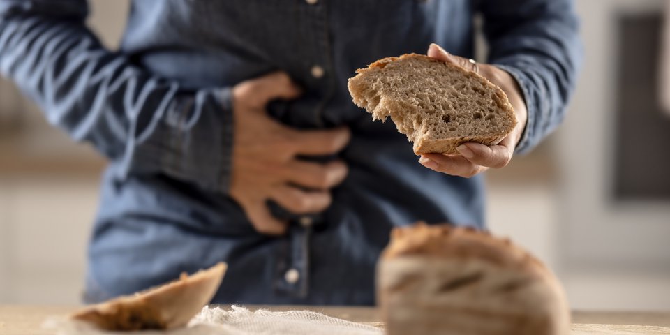Bauchschmerzen nach dem Verzehr von Brot