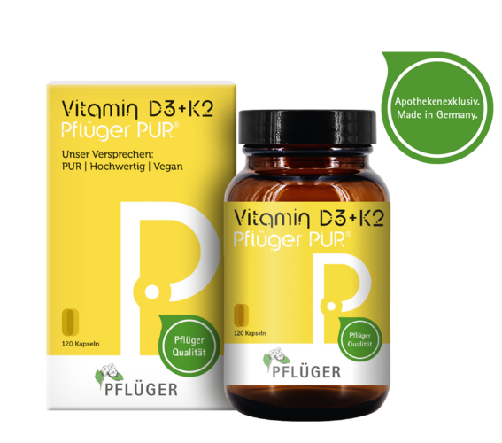 Vitamin D3 K2 Pflüger PUR