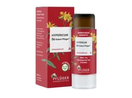 18757844 Hypericum D6 Globuli Pflüger 10g FS Spender
