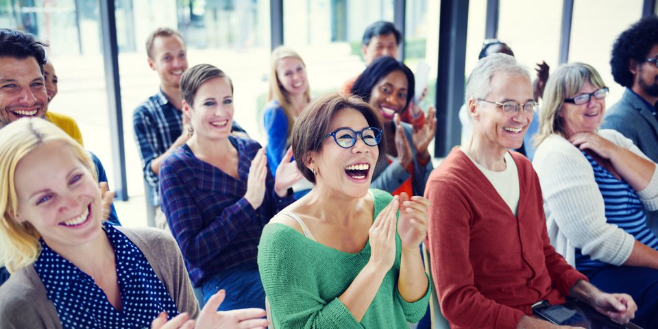 begeistertes Publikum