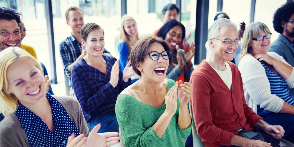 begeistertes Publikum